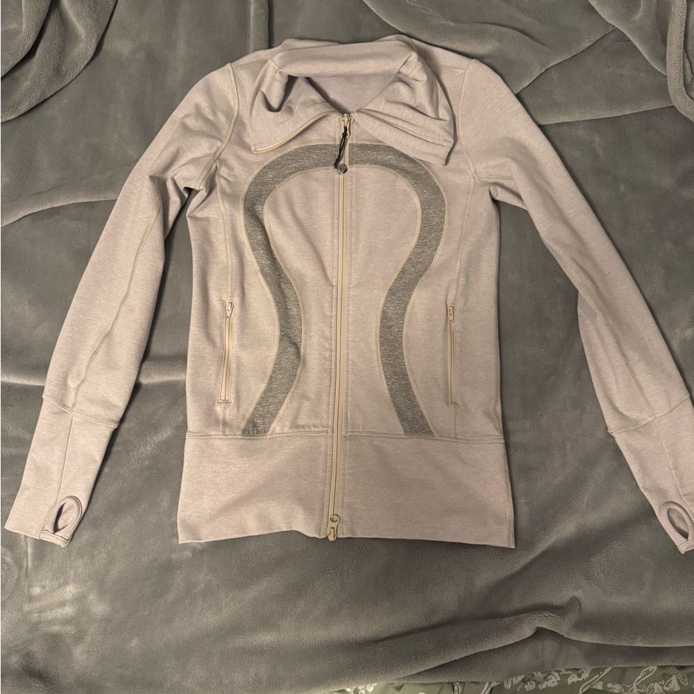 lululemon athletica Gray Zip-Up Hoodie